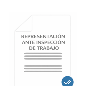 Representación ante inspección de trabajo